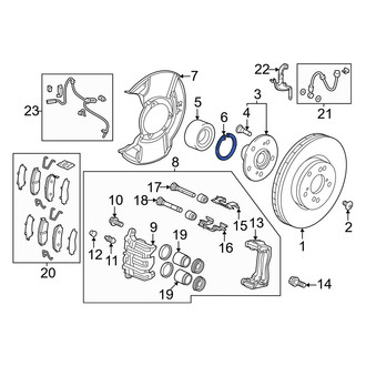 Honda OE - Wheel Bearing Snap Ring