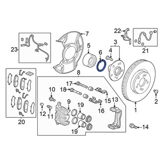 Honda OE - Wheel Bearing Snap Ring