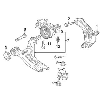 Honda OE - Front Suspension - Suspension Components