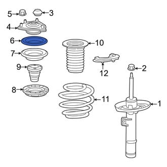 Honda OE - Front Suspension Strut Bearing