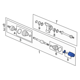 Honda OE - Front Left Inner CV Joint Kit