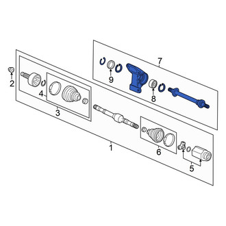 Honda OE - CV Intermediate Shaft