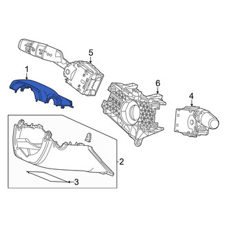 Honda OE - Upper Steering Column Cover