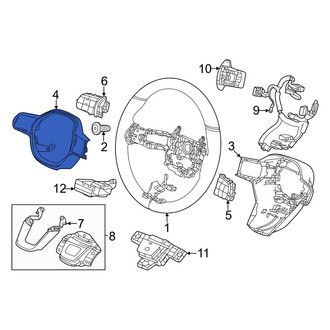 Honda OE - Lower Steering Wheel Trim