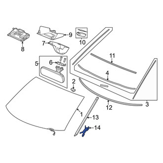 Honda OE - Roof Drip Molding Clip