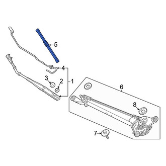 Honda OE - Front Left Wiper Blade