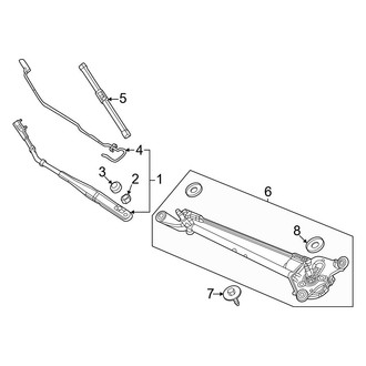 Honda OE - Windshield - Wiper Components