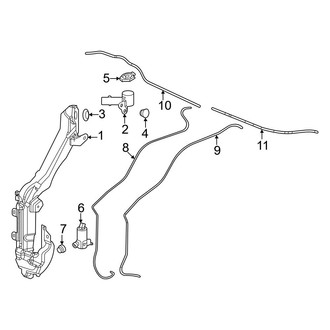 Honda OE - Windshield - Washer Components