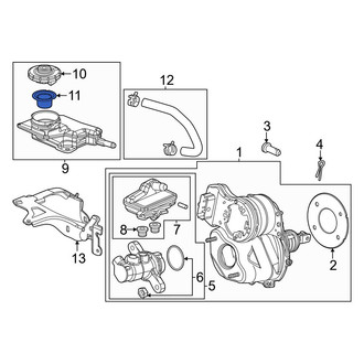 Honda OE - Brake Master Cylinder Reservoir Strainer