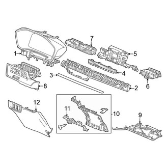 Honda OE - Instrument Panel Components
