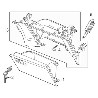 Honda OE - Instrument Panel - Glove Box