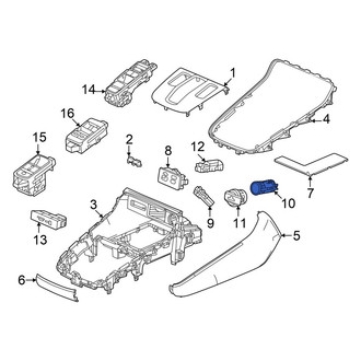 Honda OE - Front 12 Volt Accessory Power Outlet