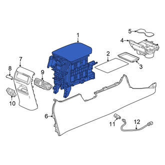 Honda OE - Center Front Center Console