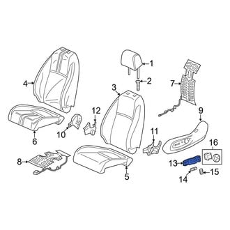 Honda OE - Left Power Seat Switch