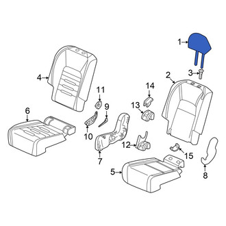 Honda OE - Rear Left Outer Headrest