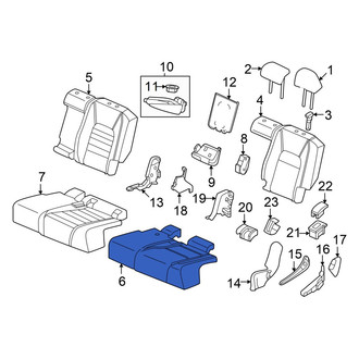 Honda OE - Rear Left Seat Cushion Foam
