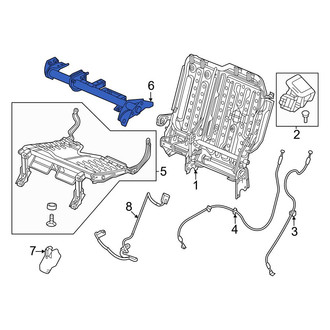 Honda OE - Left Seat Frame Bracket