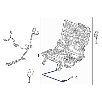 Honda OE - Rear Left Folding Seat Release Cable