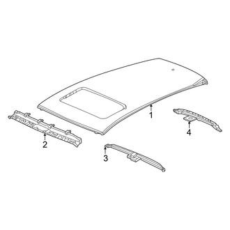 Honda OE - Roof & Components (With Sunroof), (EX-L / Hybrid Sport Touring)