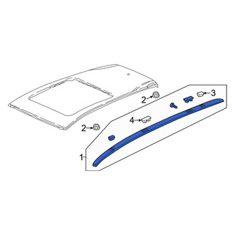 Honda OE - Left Roof Luggage Carrier Side Rail