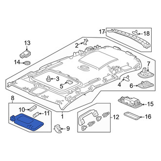 Honda OE - Right Sun Visor