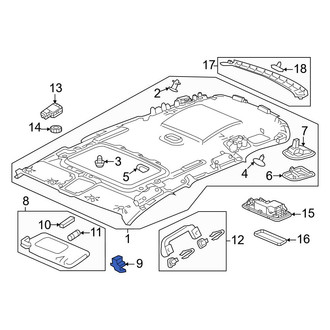 Honda OE - Right Sun Visor Holder
