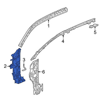 Honda OE - Left Lower Body A-Pillar Reinforcement
