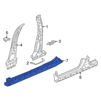 Honda OE - Left Rocker Panel Reinforcement