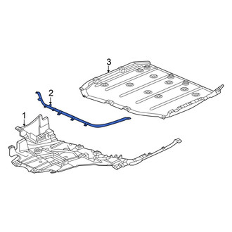 Honda OE - Floor Pan Splash Shield Bracket