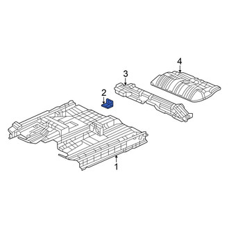 Honda OE - Left Floor Pan Bracket