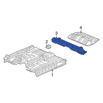 Honda OE - Front Floor Pan Reinforcement