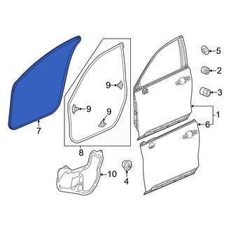Honda OE - Front Inner Door Seal