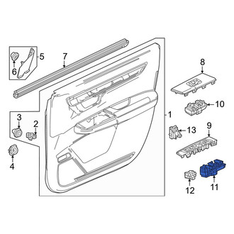 Honda OE - Front Left Door Window Lock-Out Switch