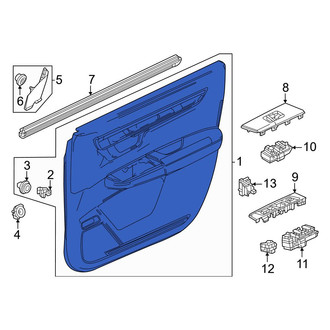 Honda OE - Front Right Outer Door Outer Panel