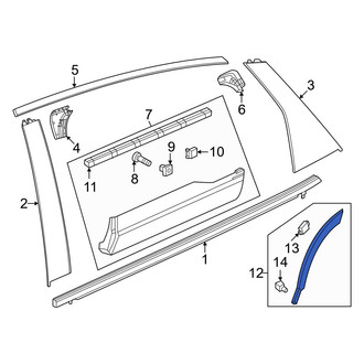 Honda OE - Rear Left Forward Wheel Arch Molding