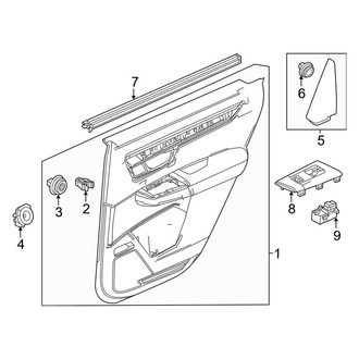Honda OE - Rear Door - Interior Trim