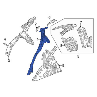 Honda OE - Right Body C-Pillar
