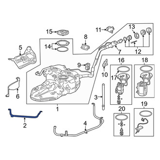 Honda OE - Front Fuel Tank Strap