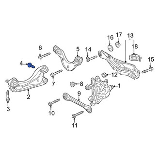 Honda OE - Rear Suspension Trailing Arm Bolt