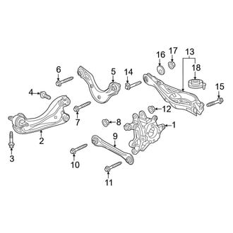Honda OE - Rear Suspension - Suspension Components (FWD)