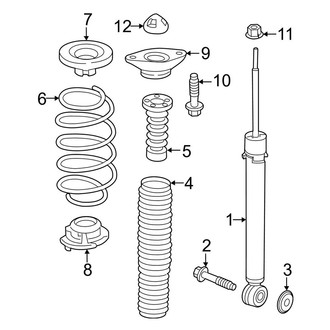Honda OE - Rear Suspension - Shocks & Components (AWD)