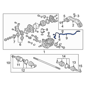 Honda OE - Rear Differential Lock Wiring Harness