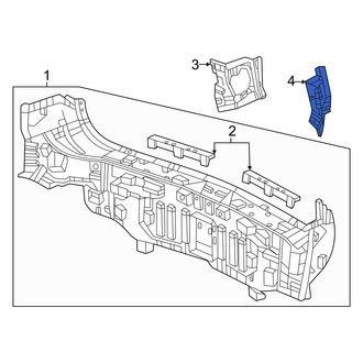 Honda OE - Rear Left Rear Body Reinforcement