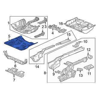 Honda OE - Rear Forward Floor Pan