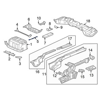 Honda OE - Rear Center Floor Support