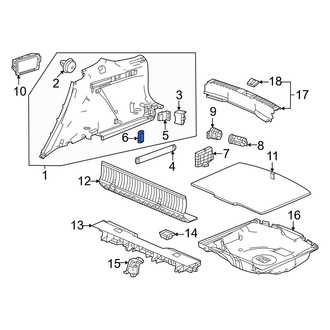Honda OE - Rear Tie Down Hook