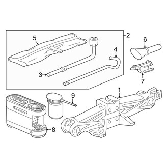 Honda OE - Rear Body & Floor - Jack & Components
