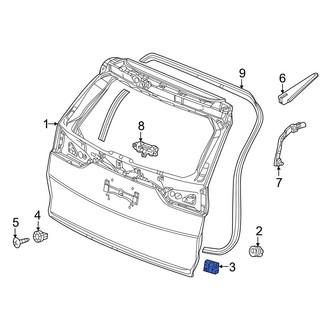 Honda OE - Rear Liftgate Drain Plug