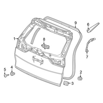 Honda OE - Lift Gate - Gate & Hardware