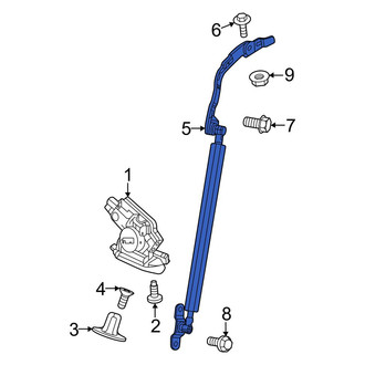 Honda OE - Right Liftgate Lift Support